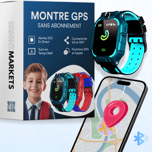 Montre GPS Pour Enfant avec Fonction d'Alertes - BrightMarkets