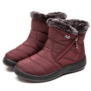 Bottes Matelassées d’Hiver Imperméables avec Fourrure Havenbridges™– Style et Confort - HAVENBRIDGES