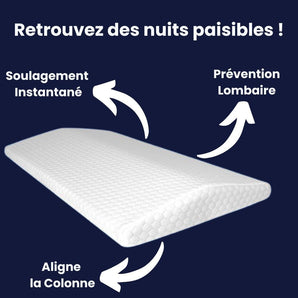 Coussin Orthopédique Lombaires Havenbridges - Soulage les douleurs dorsales - HAVENBRIDGES