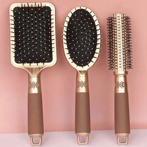 Havenbridges AirFlex Pro - Brosse de massage antistatique avec airbag pour cheveux bouclés - HAVENBRIDGES