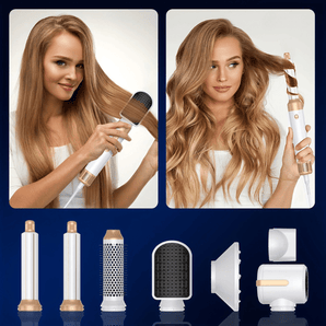Havenbridges AirFusion - Sèche - cheveux sans balais avec bigoudi automatique - HAVENBRIDGES
