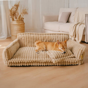 Lit canapé orthopédique doux lavable et moelleux pour chien - Rêve Douillet - HAVENBRIDGES
