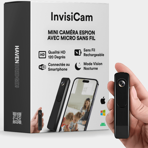 Mini Caméra De Surveillance HD - InvisiCam - Havenbridges - HAVENBRIDGES