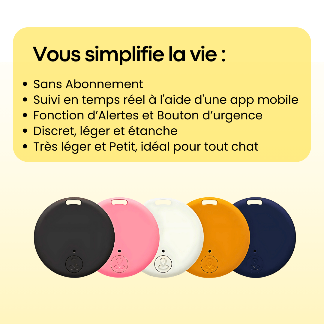 Traceur GPS Pour Chat Sans Abonnement, Léger & Compact - HAVENBRIDGES